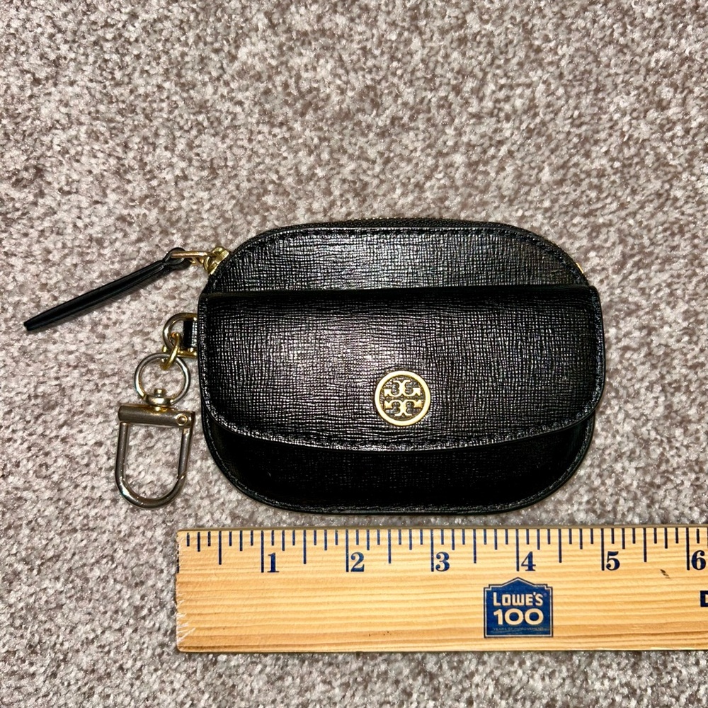 Tory Burch Black and Gold Coin Purse